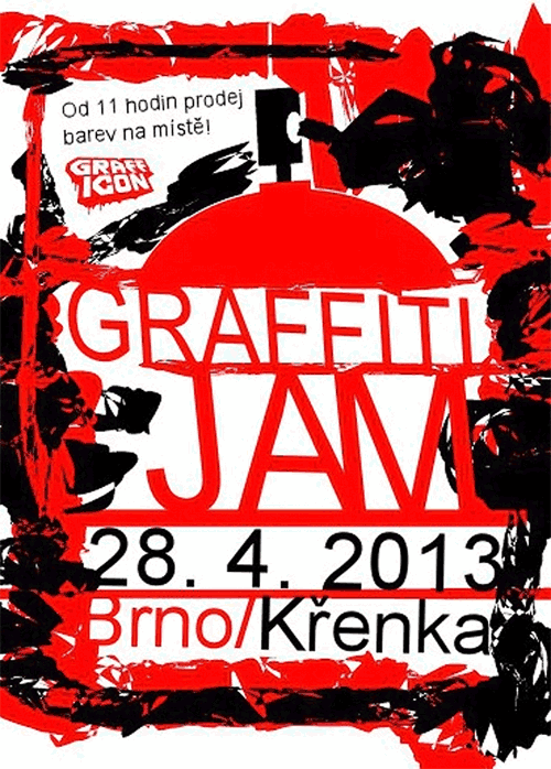 Grafficon Graffiti Jam - Křenka, Brno (28.4.2013)