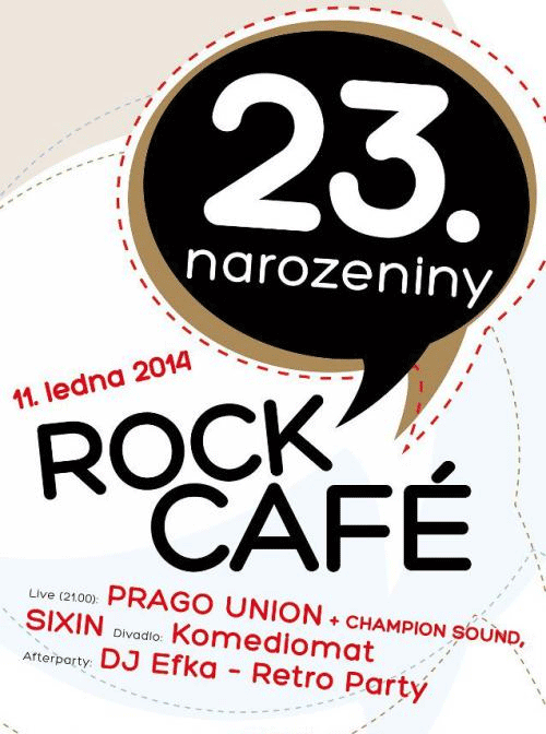 23. narozeniny Rock Café