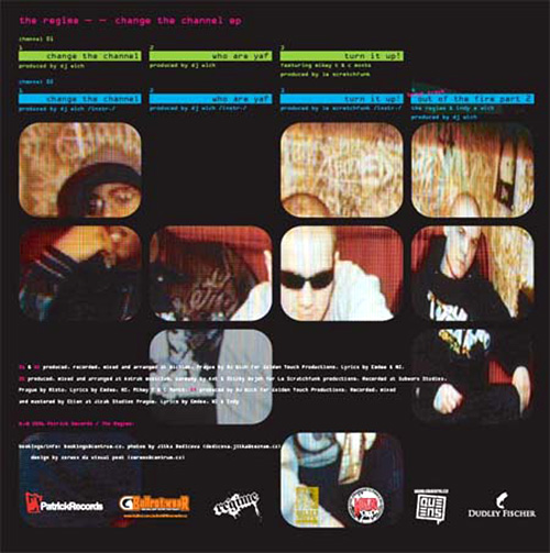 The Regime - Change The Channel EP - booklet - back