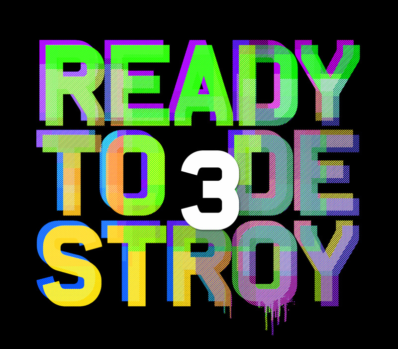 Ready project. Граффити destroy. Keep ready logo.